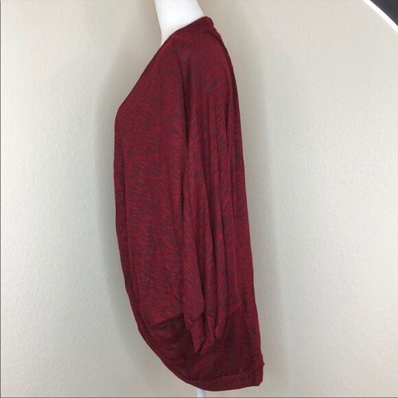 Amelia James Burgundy Allen Batwing Cardigan Size XXL NWT - Picture 3 of 7